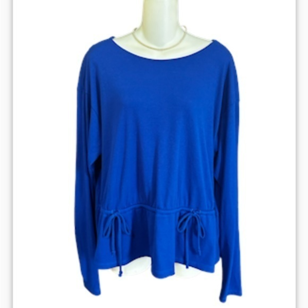 NWT June & hudson navy blue long sleeve top
